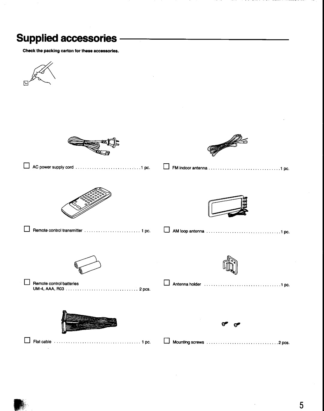 Panasonic SC-CH60 manual 
