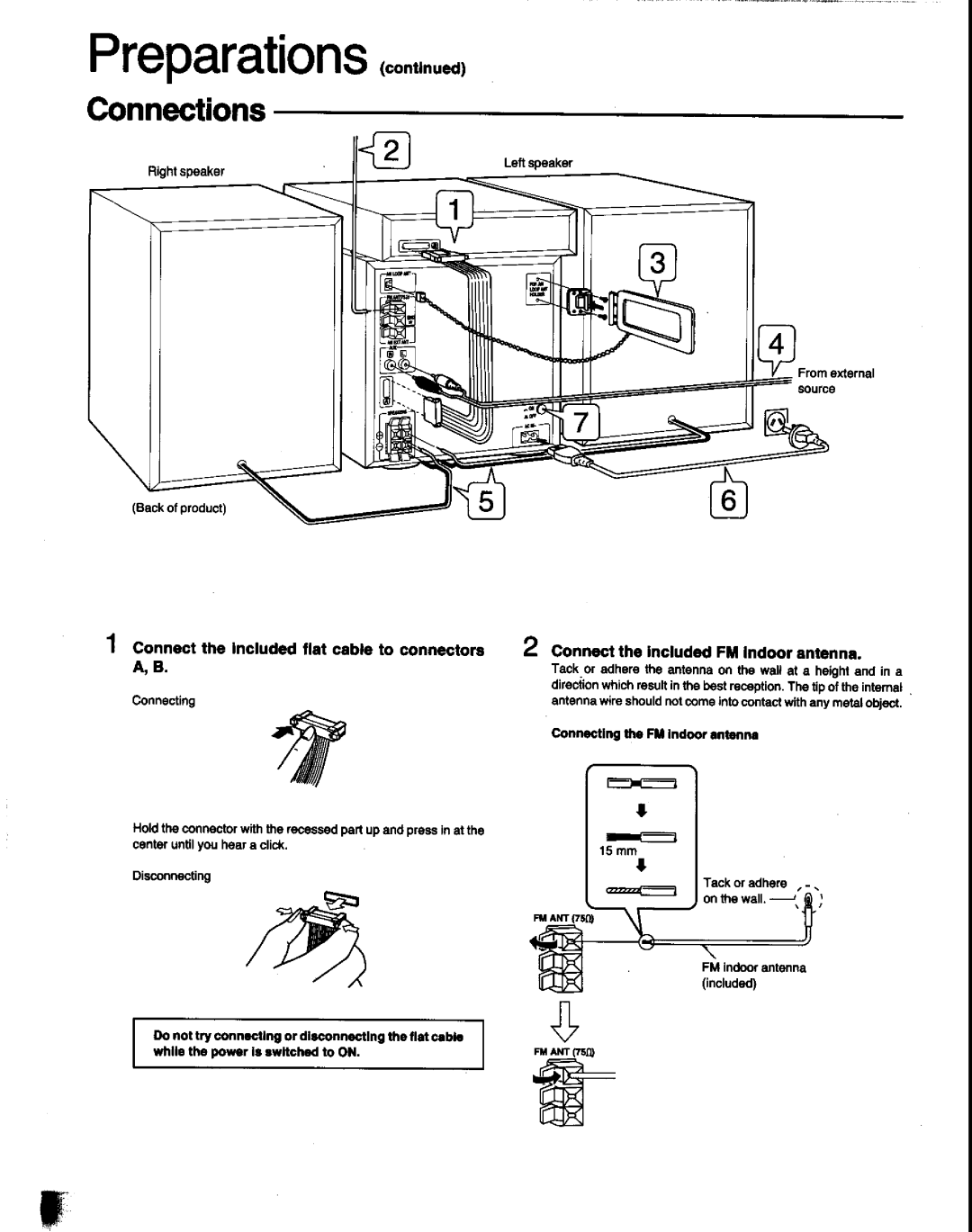 Panasonic SC-CH60 manual 