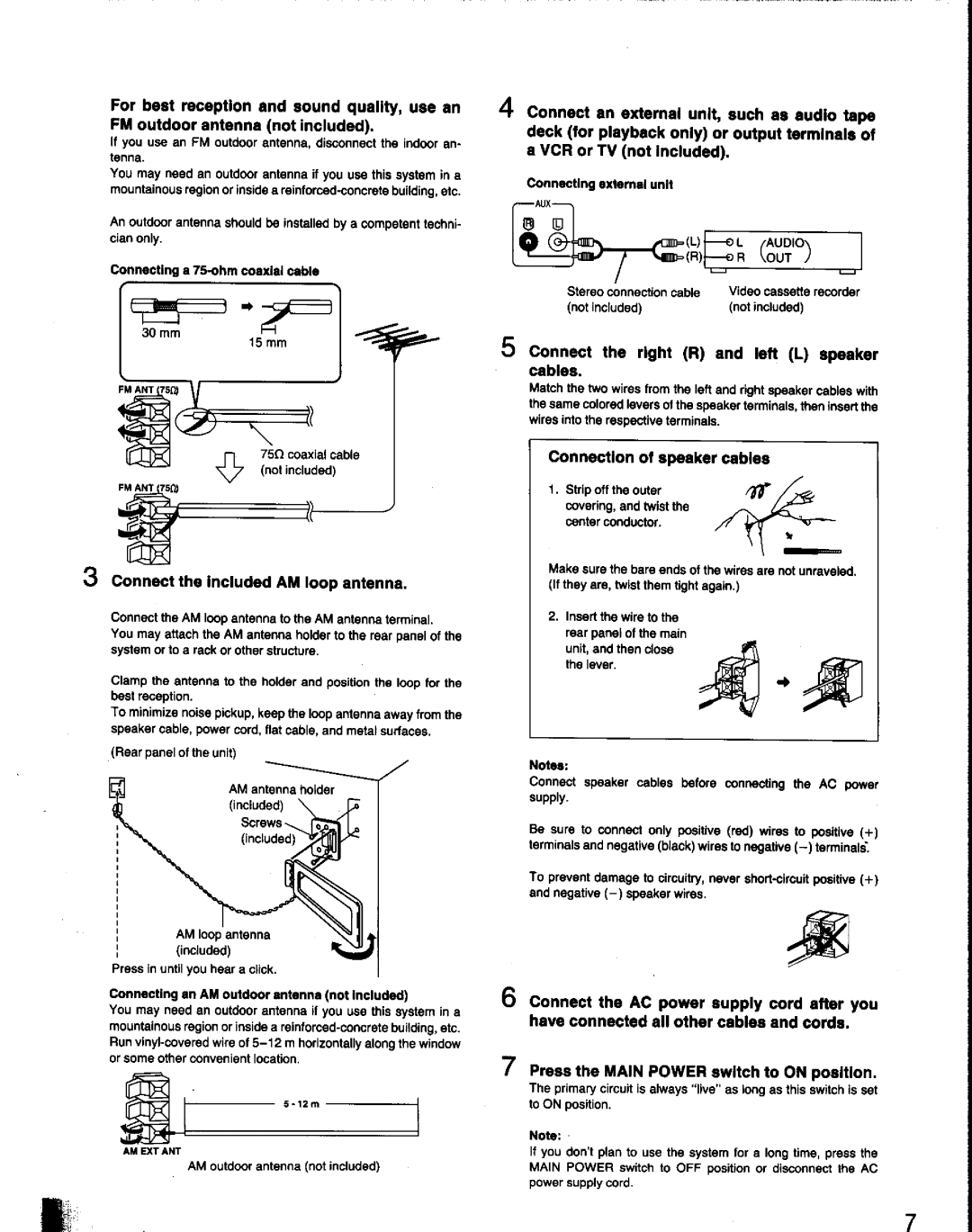 Panasonic SC-CH60 manual 