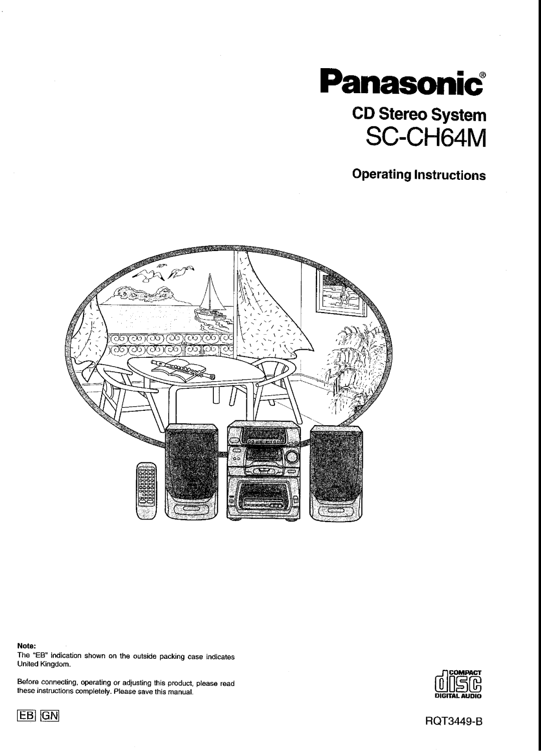 Panasonic SC-CH64M manual 