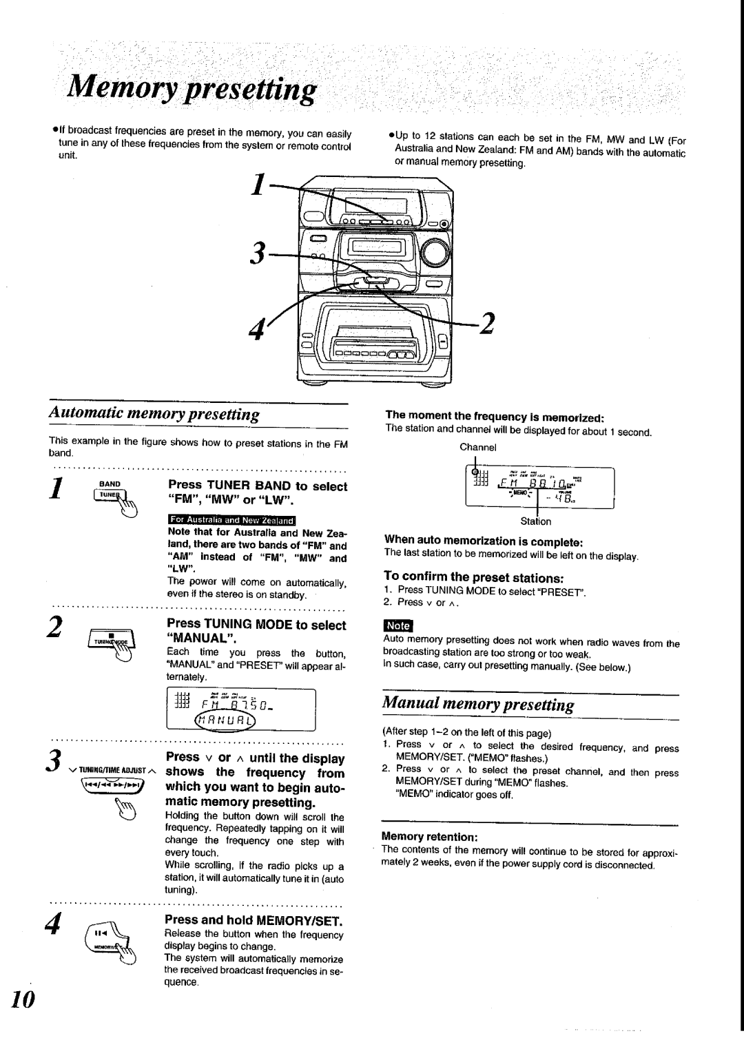 Panasonic SC-CH64M manual 