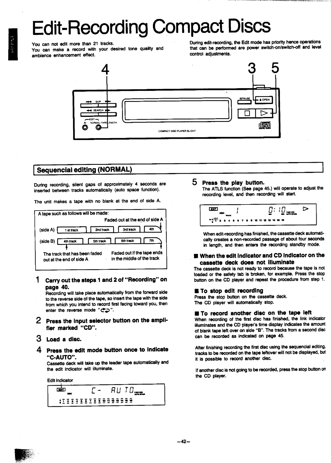 Panasonic SC-CH7 manual 