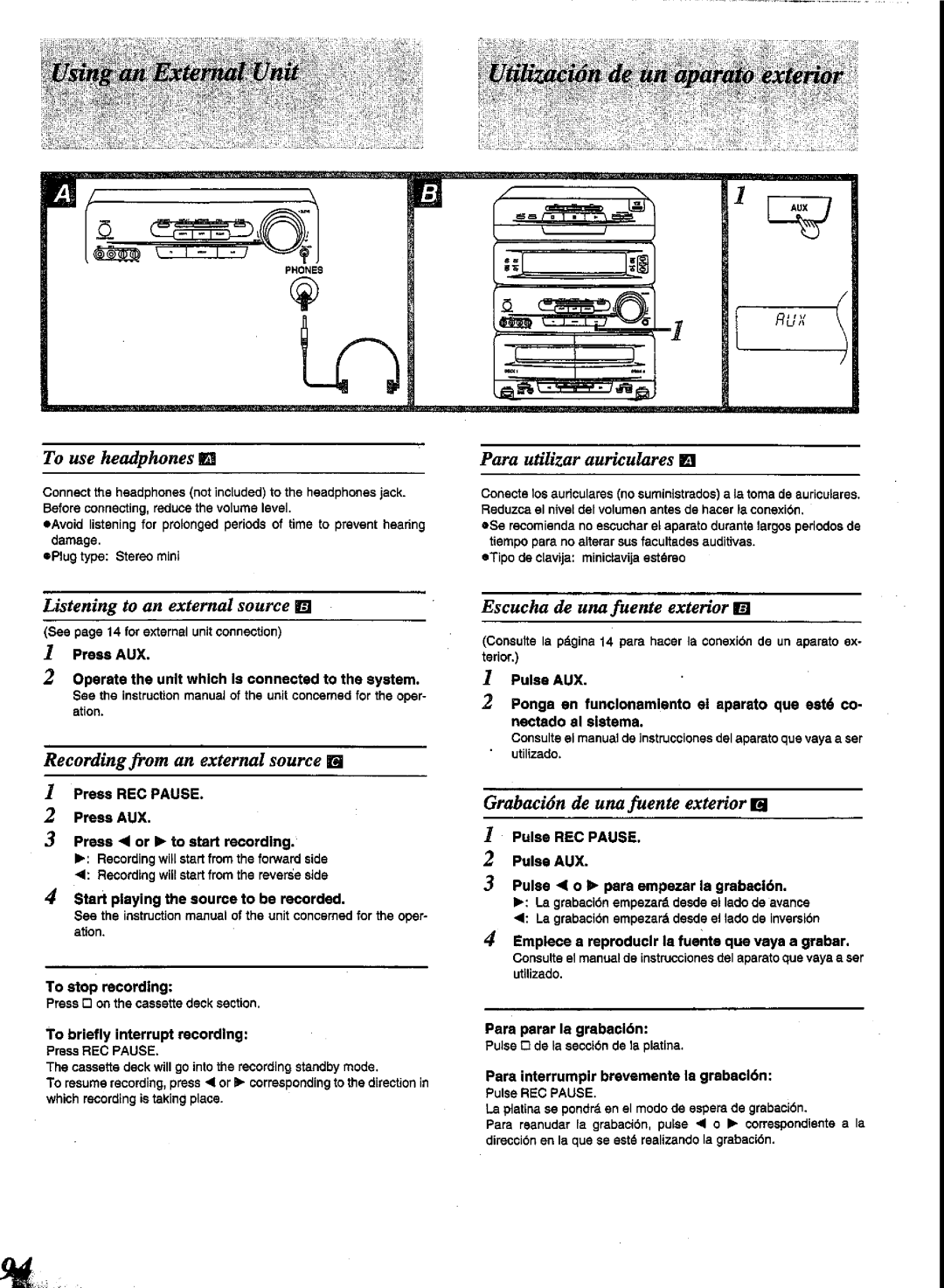 Panasonic SC-CH72, SC-CH73 manual 