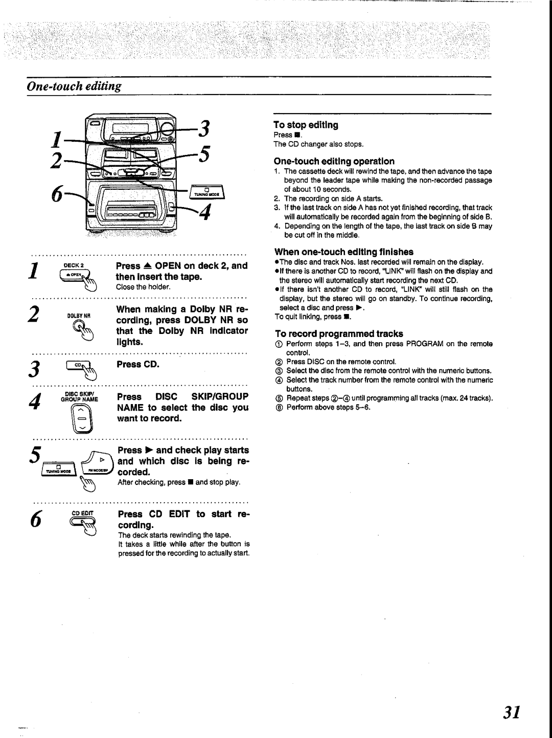 Panasonic SC-CH84M manual 