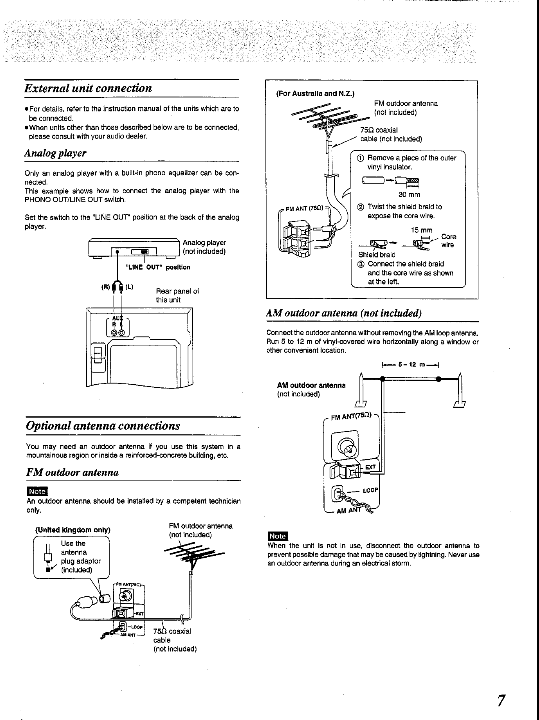 Panasonic SC-CH84M manual 