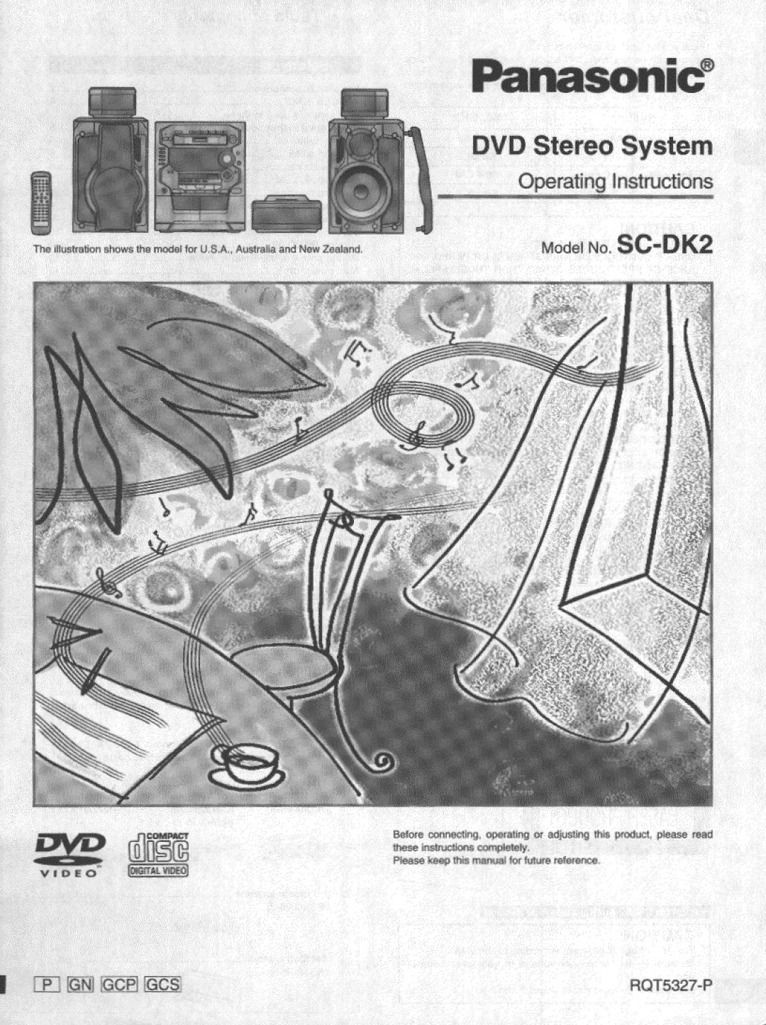 Panasonic SC-DK2 manual 