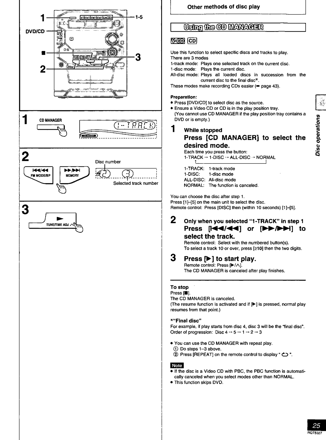 Panasonic SC-DK2 manual 