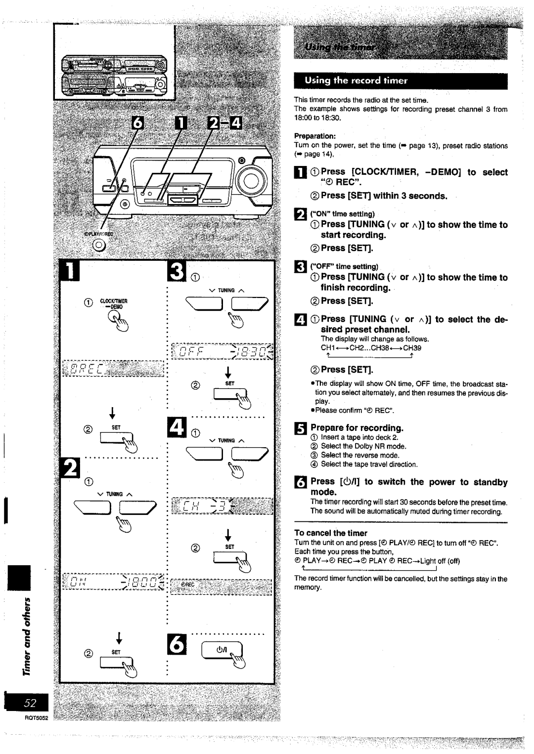 Panasonic SC-DV150 manual 