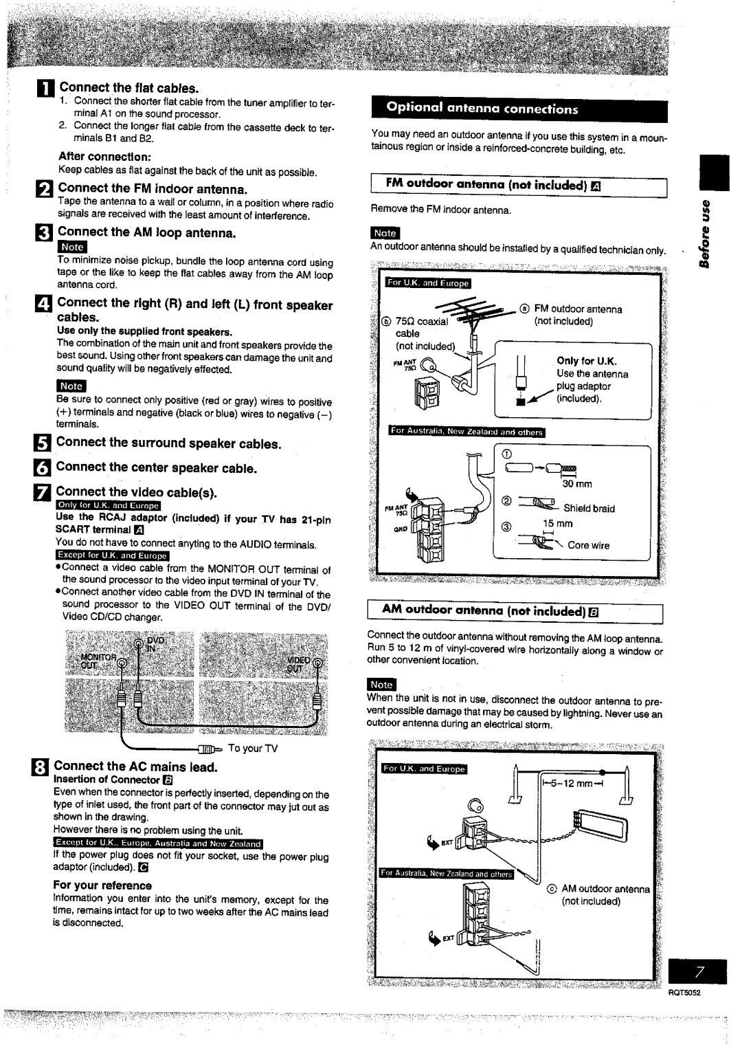 Panasonic SC-DV150 manual 