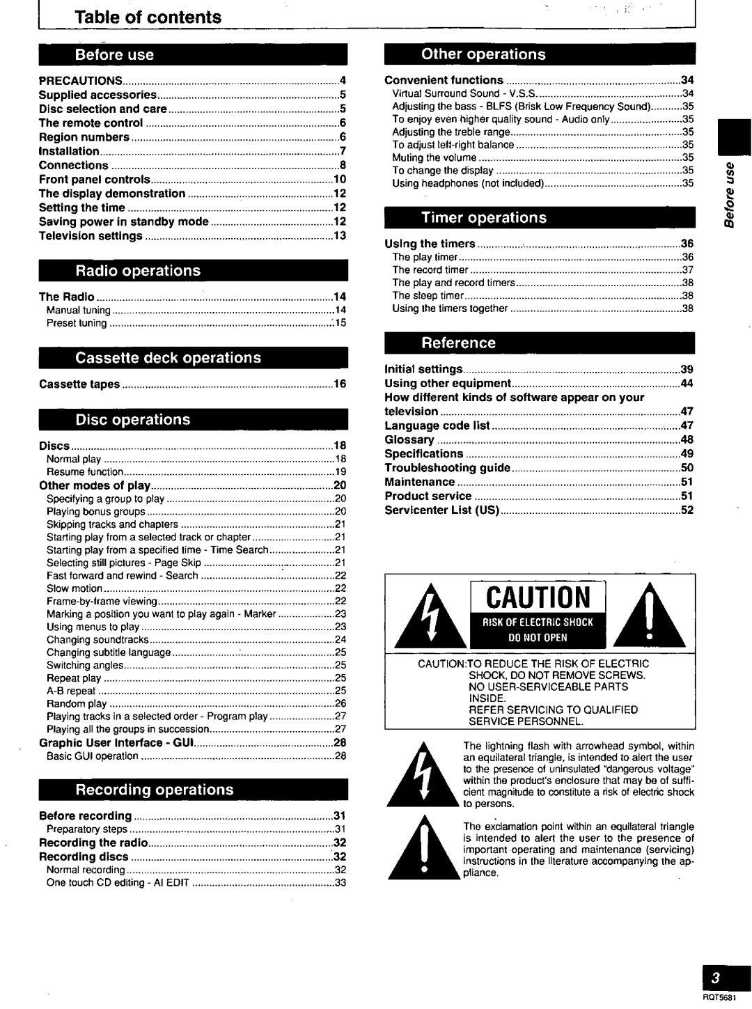 Panasonic SC-HDA710 manual 