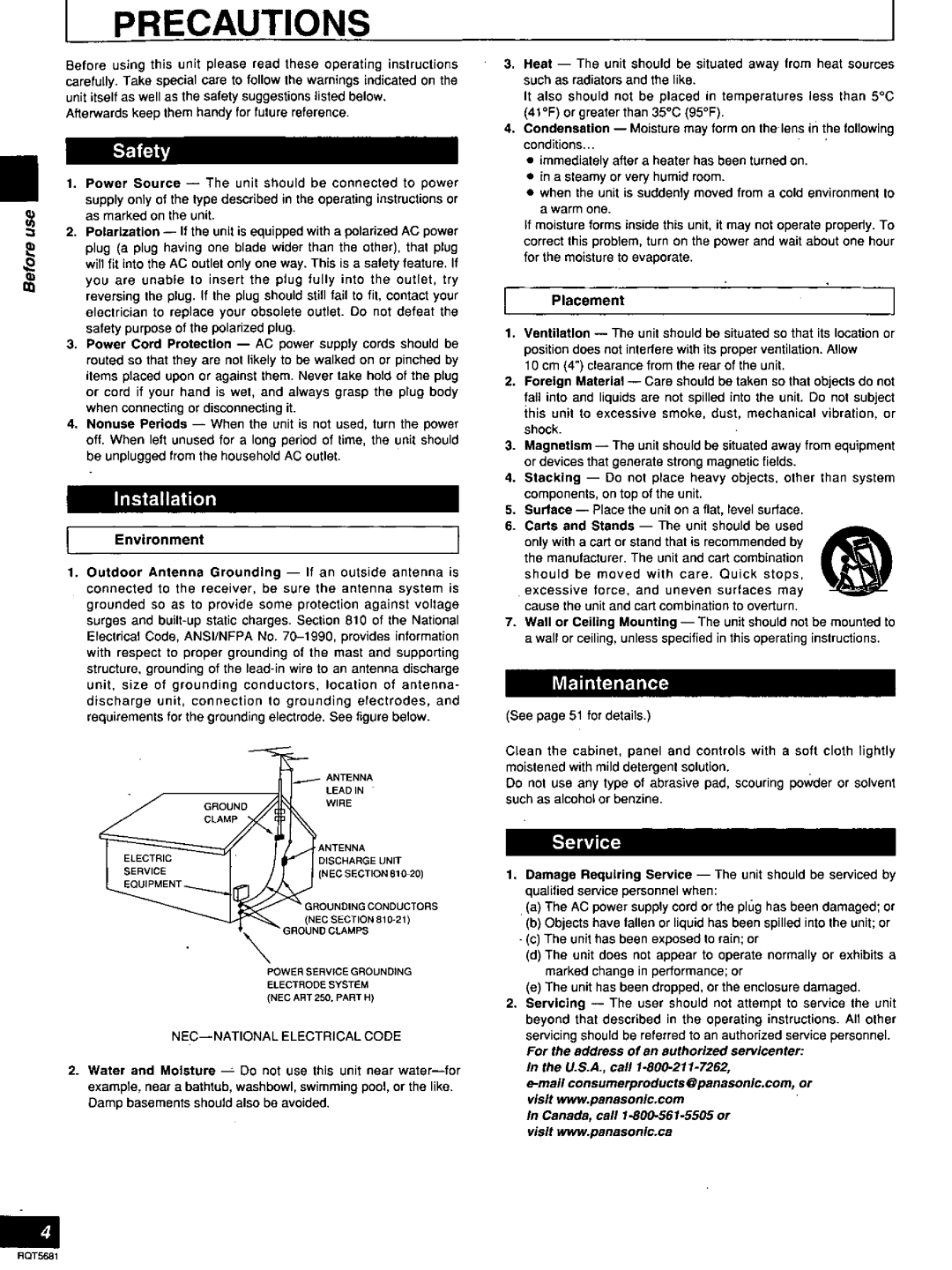 Panasonic SC-HDA710 manual 