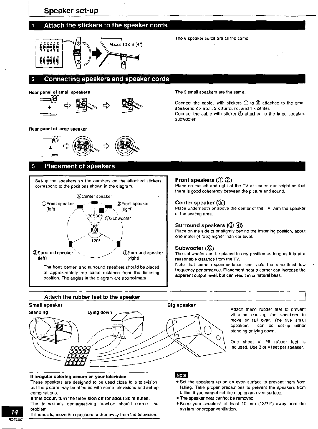 Panasonic SC-HT280, SC-HT275 manual 