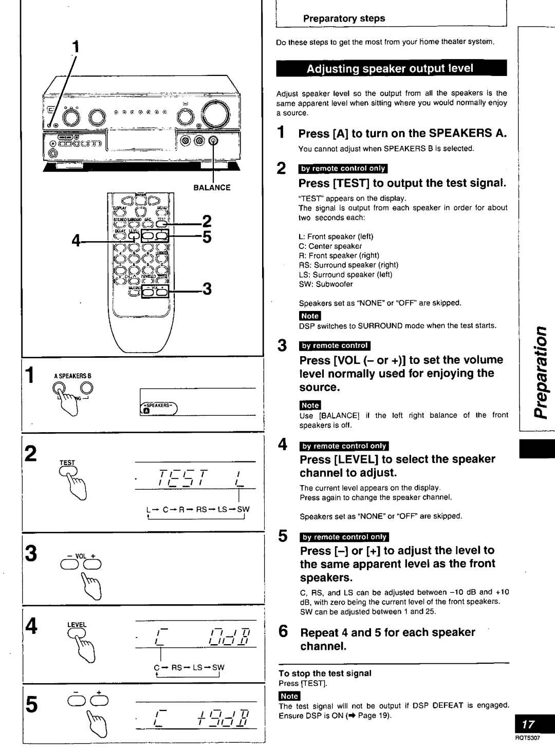 Panasonic SC-HT275, SC-HT280 manual 