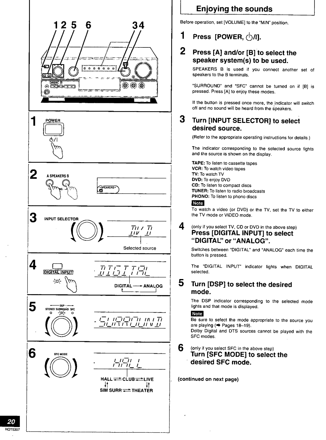 Panasonic SC-HT280, SC-HT275 manual 