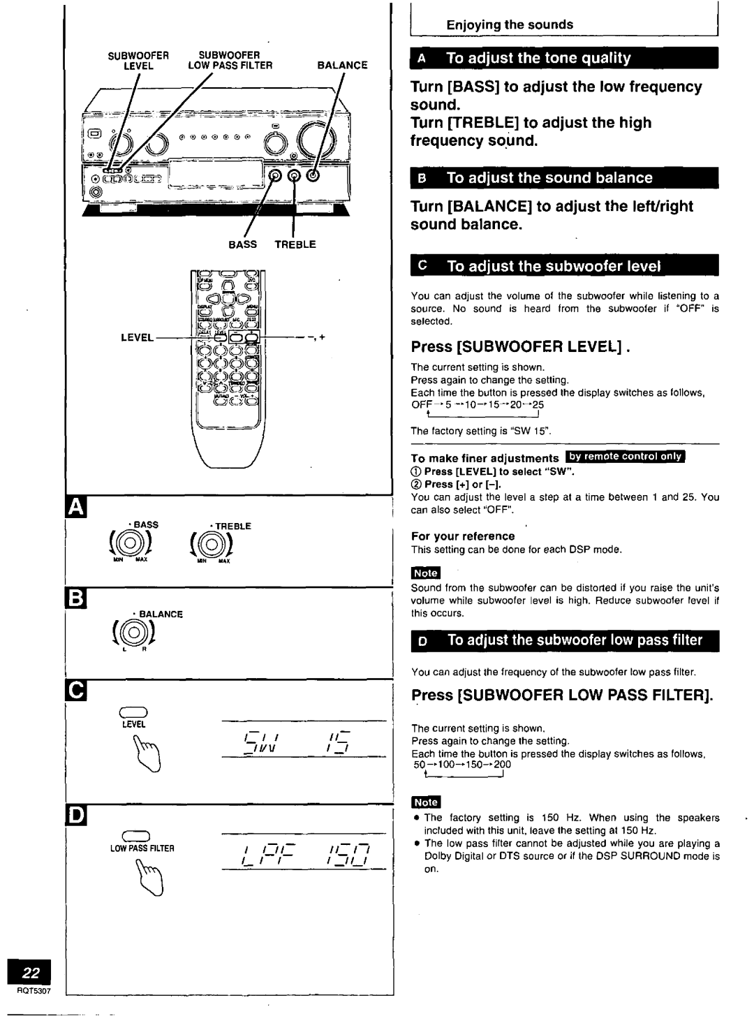 Panasonic SC-HT280, SC-HT275 manual 