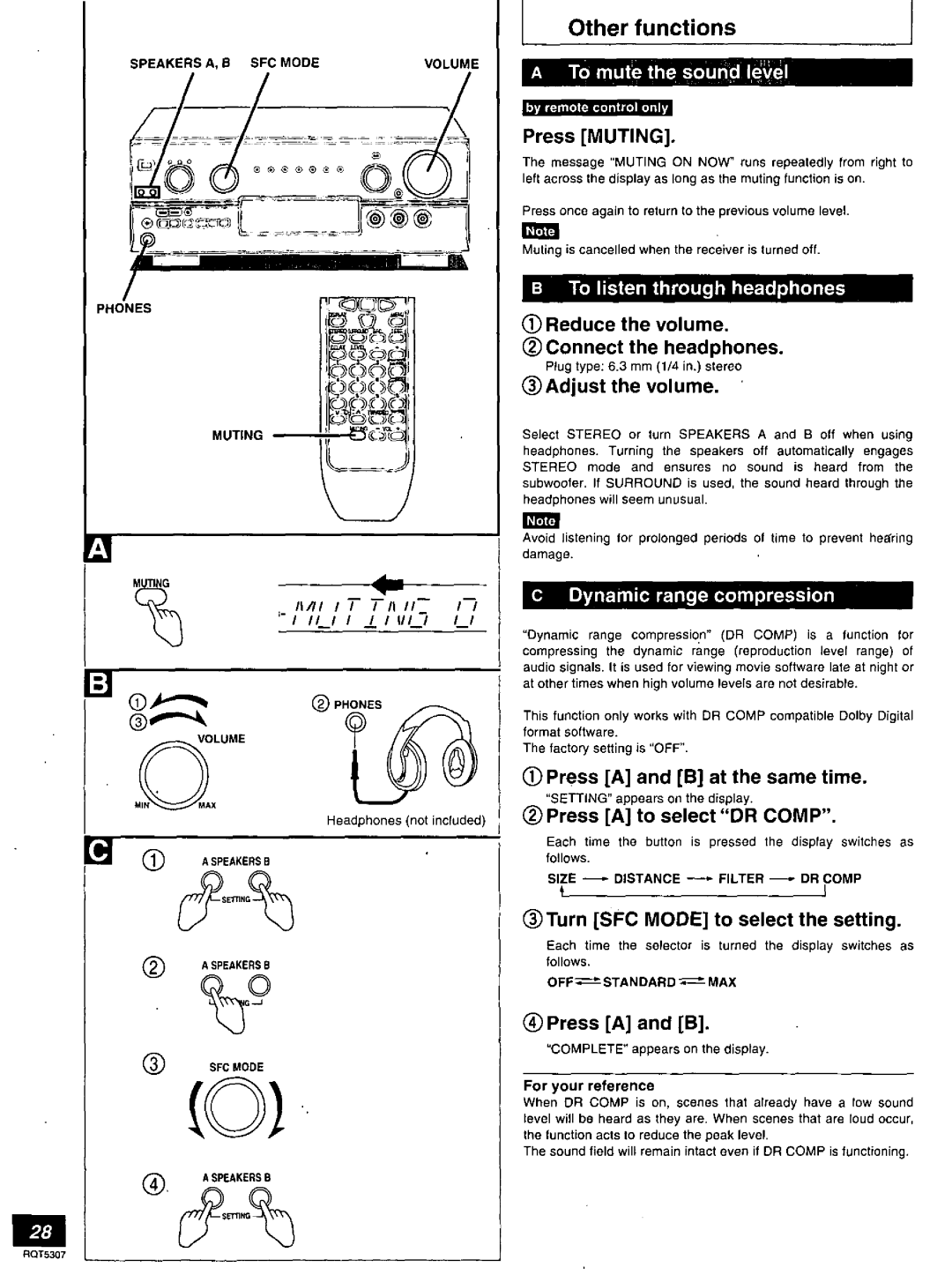 Panasonic SC-HT280, SC-HT275 manual 