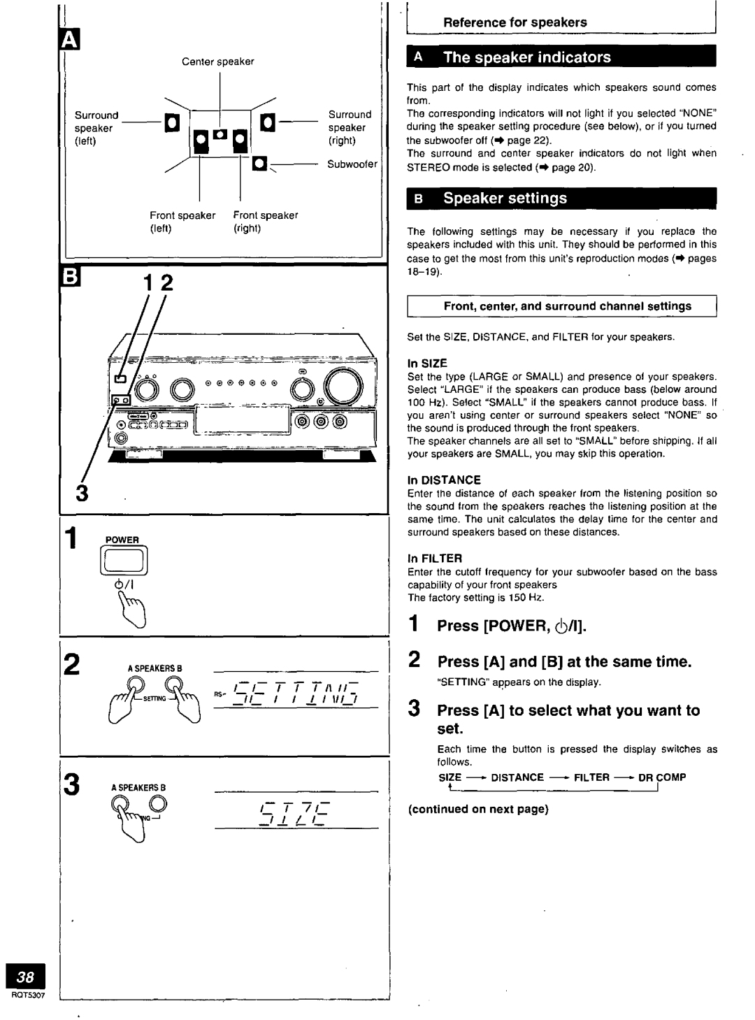 Panasonic SC-HT280, SC-HT275 manual 