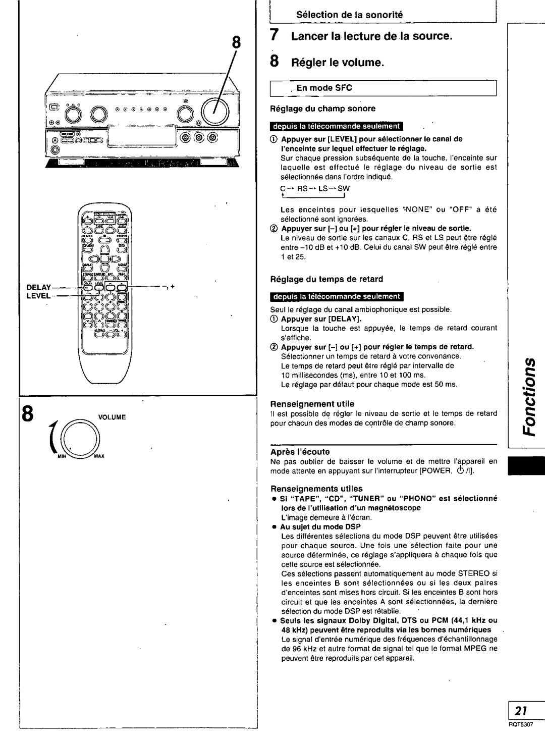 Panasonic SC-HT275, SC-HT280 manual 