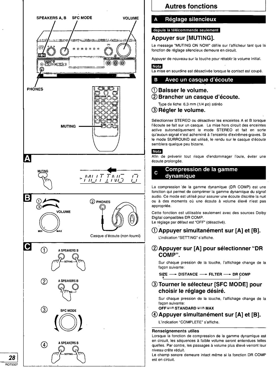 Panasonic SC-HT280, SC-HT275 manual 