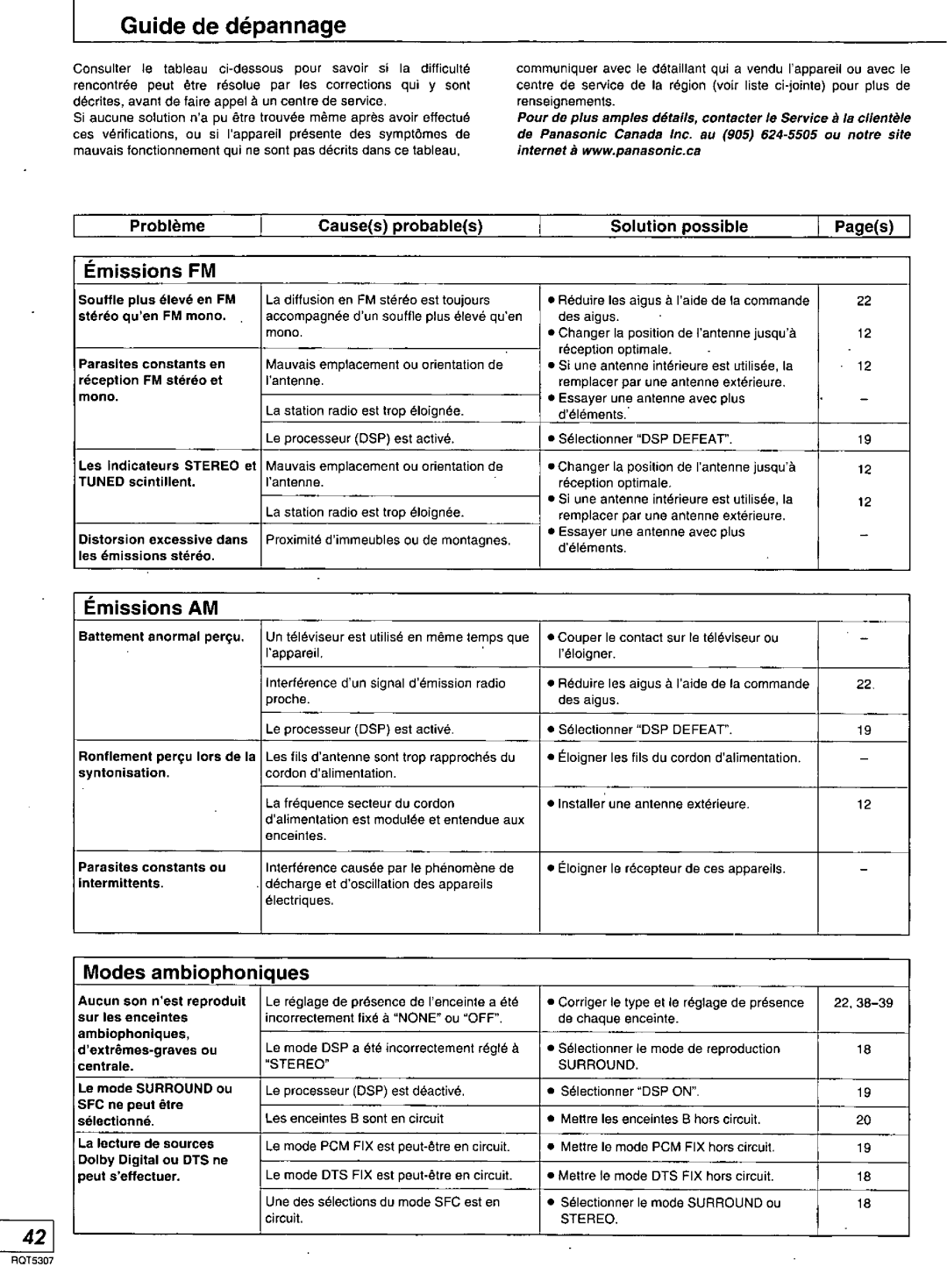 Panasonic SC-HT280, SC-HT275 manual 