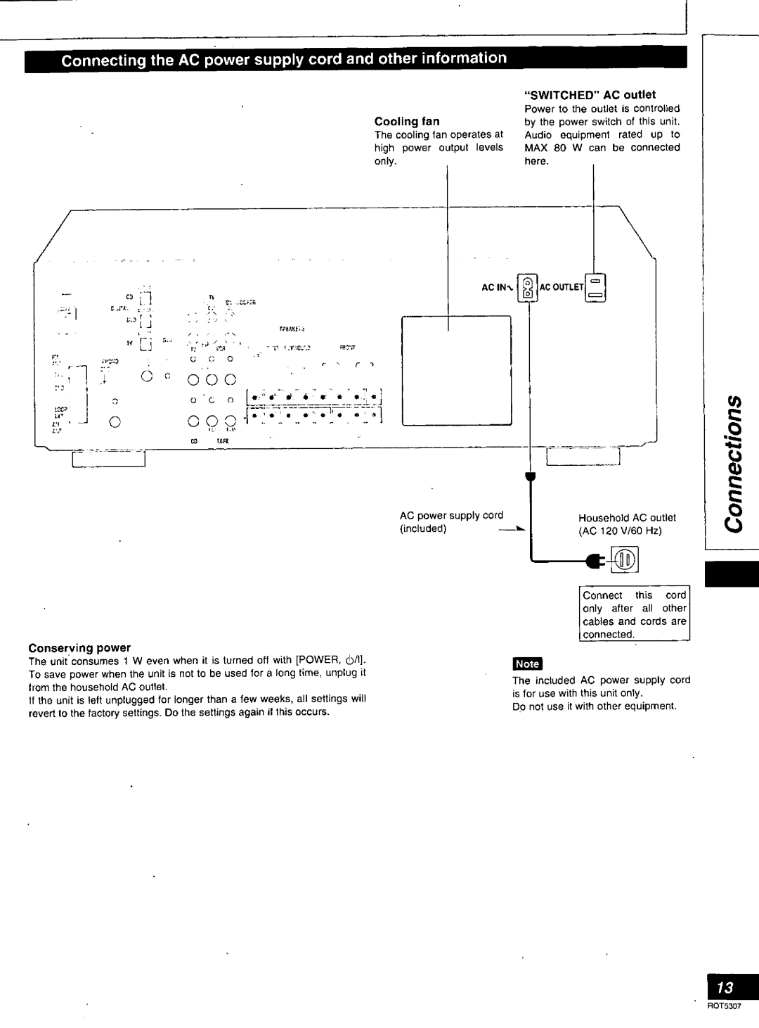 Panasonic SC-HT275, SC-HT280 manual 