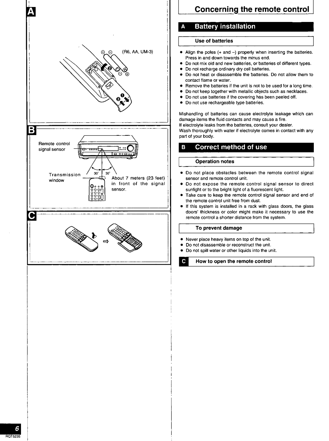Panasonic SC-HT80 manual 