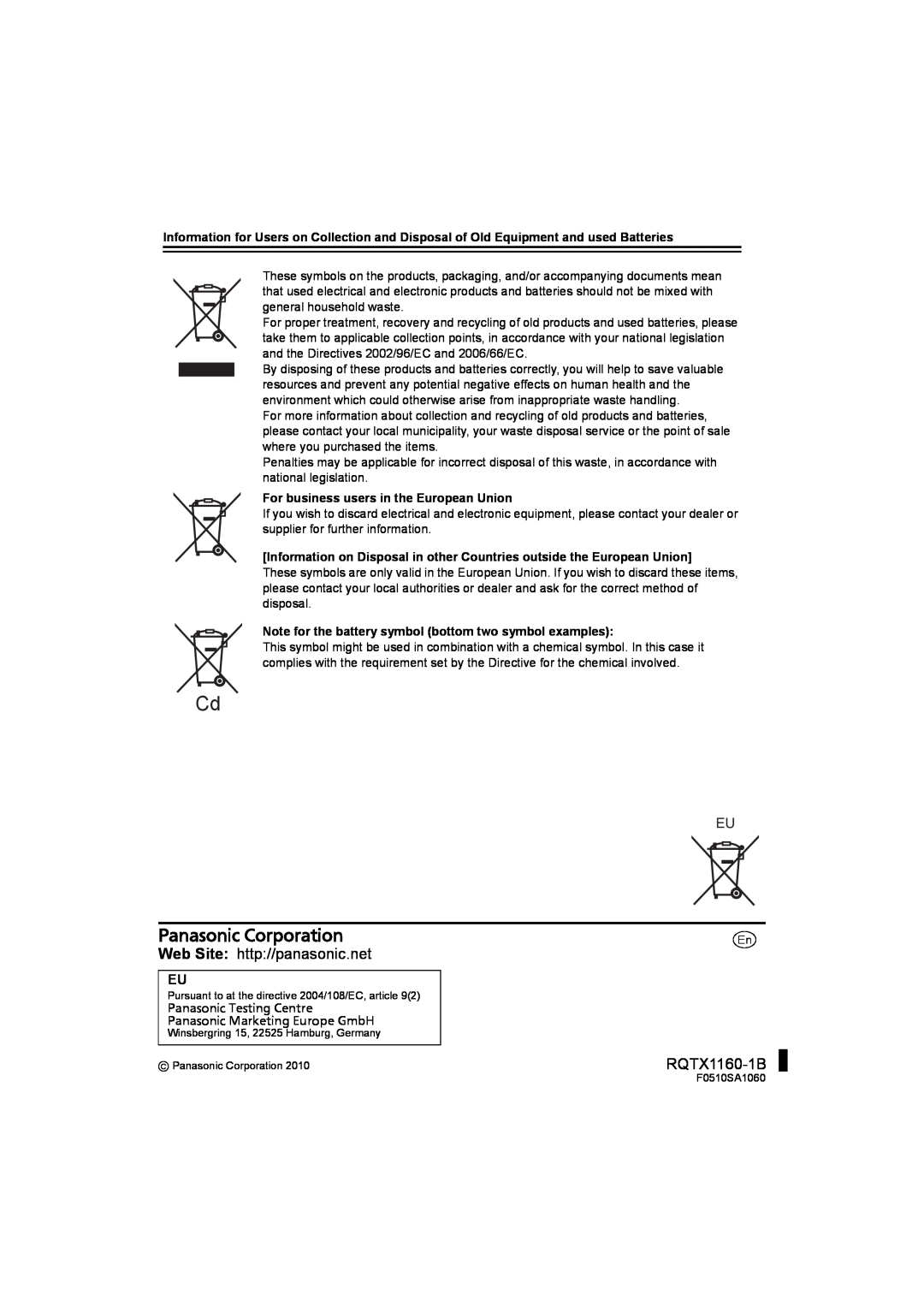 Panasonic SC-HTB10 operating instructions RQTX1160-1B 