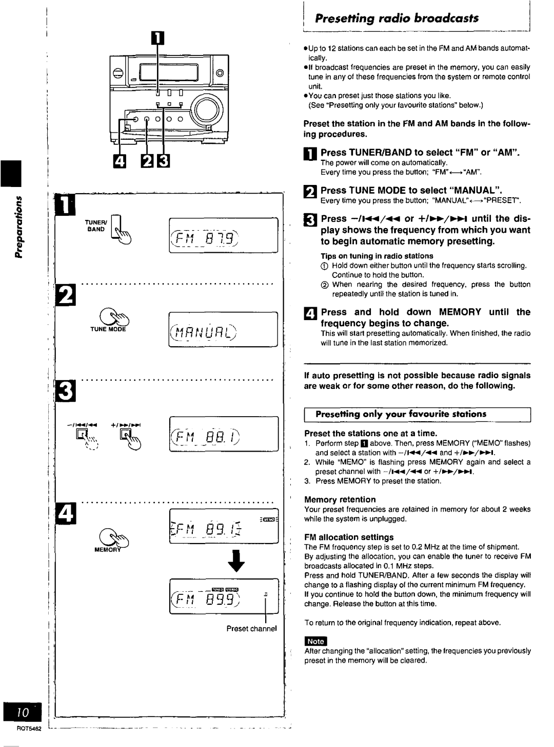 Panasonic SC-PM03 manual 