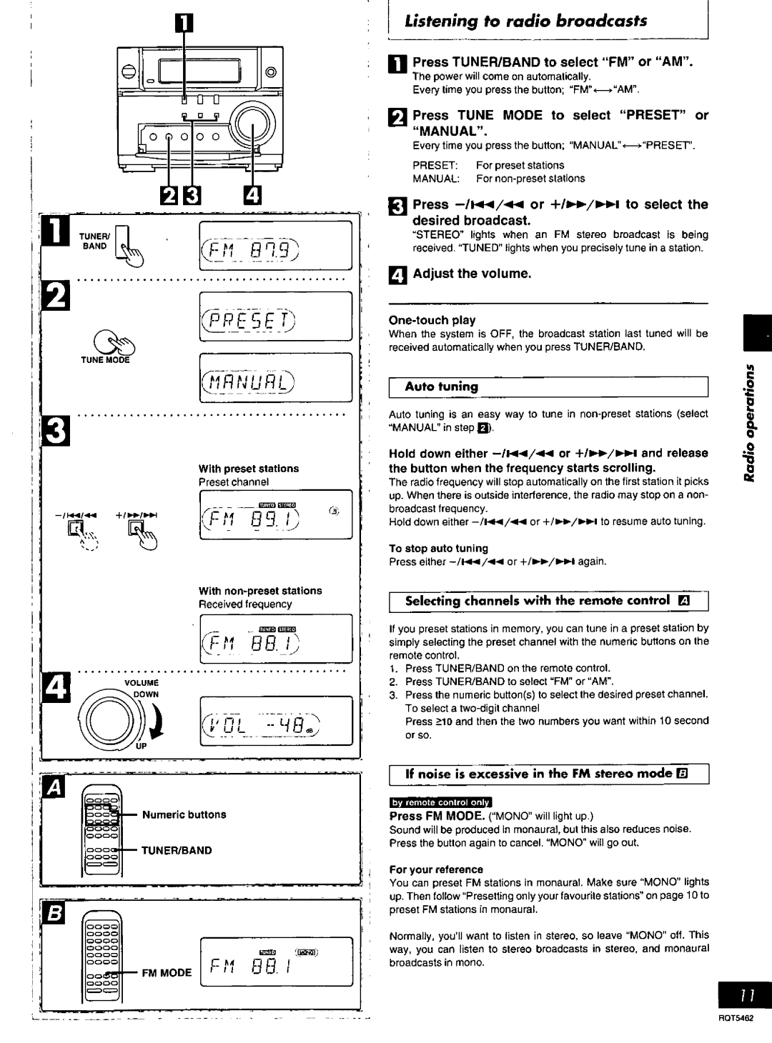 Panasonic SC-PM03 manual 