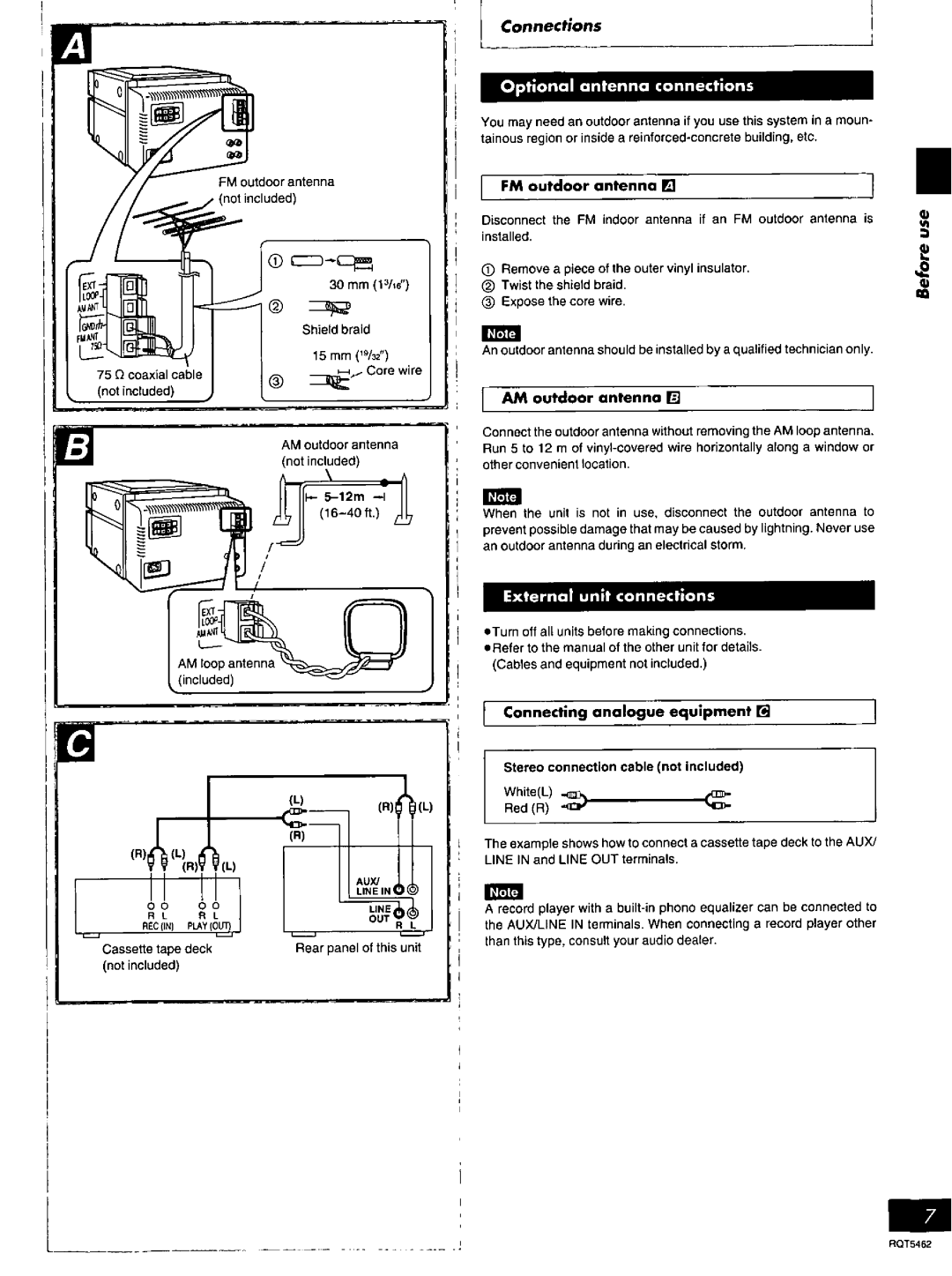 Panasonic SC-PM03 manual 