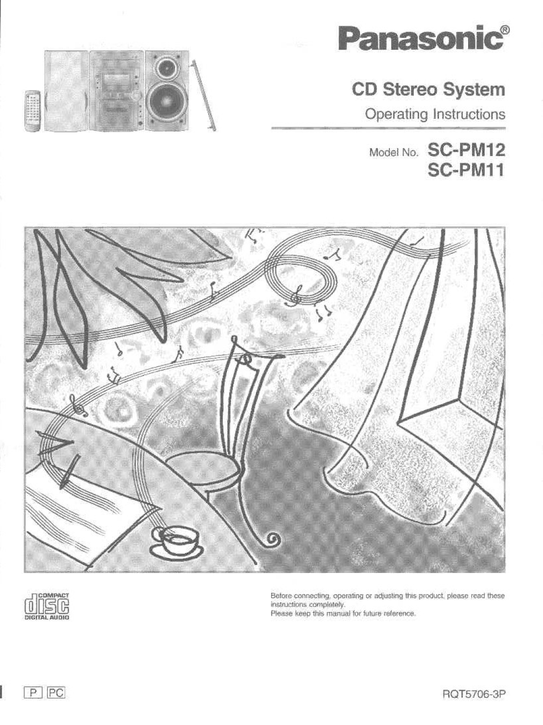 Panasonic SC-PM11, SC-PM12 manual 