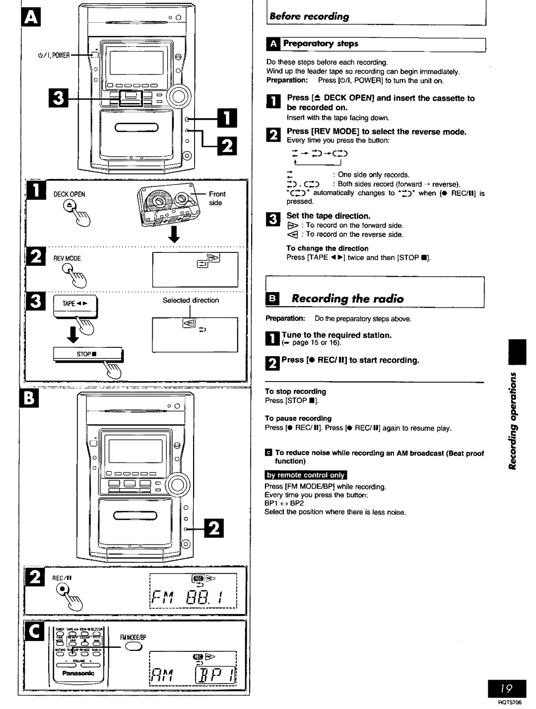 Panasonic SC-PM11, SC-PM12 manual 