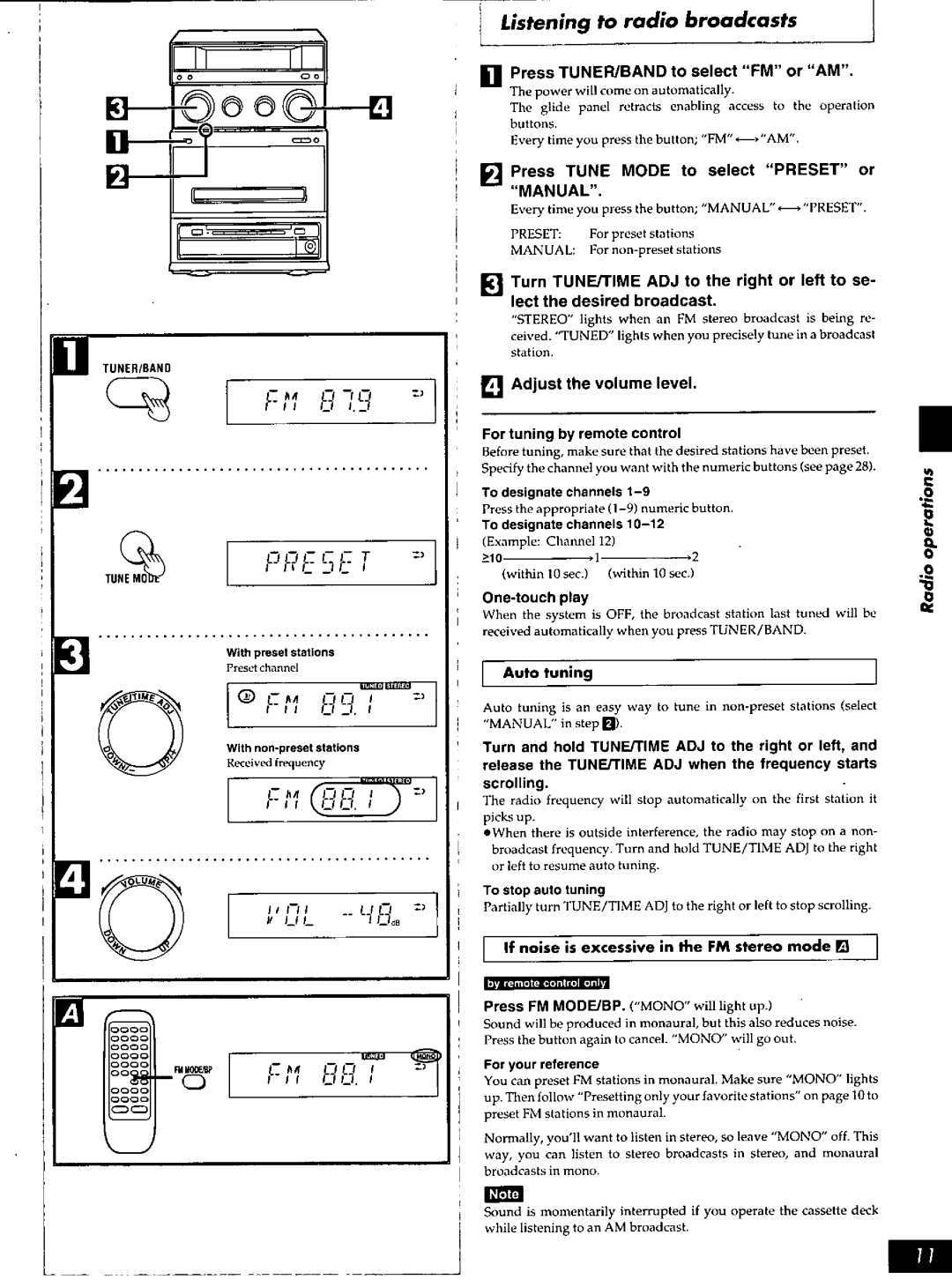 Panasonic SC-PM15 manual 