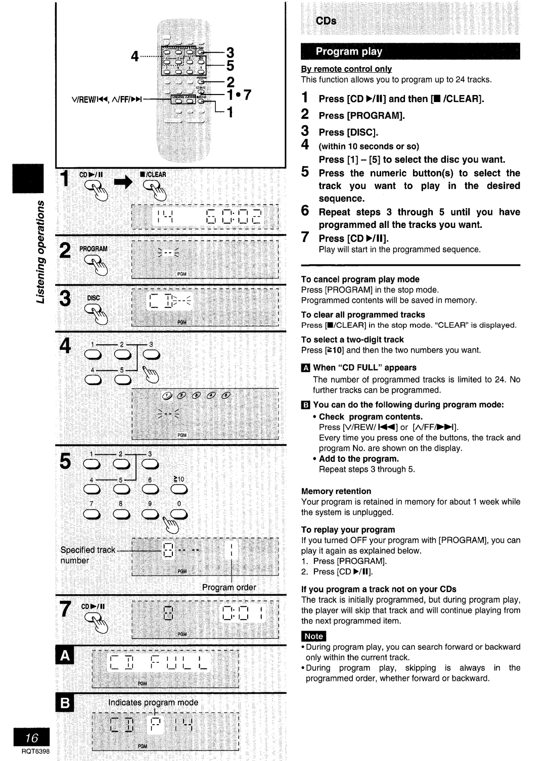 Panasonic SC-PM17 manual 