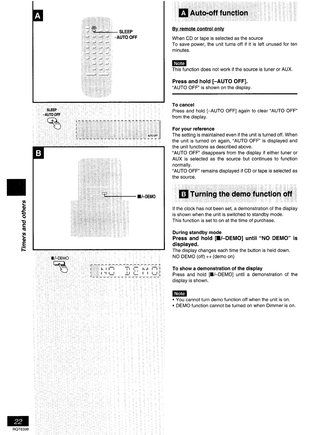 Panasonic SC-PM17 manual 