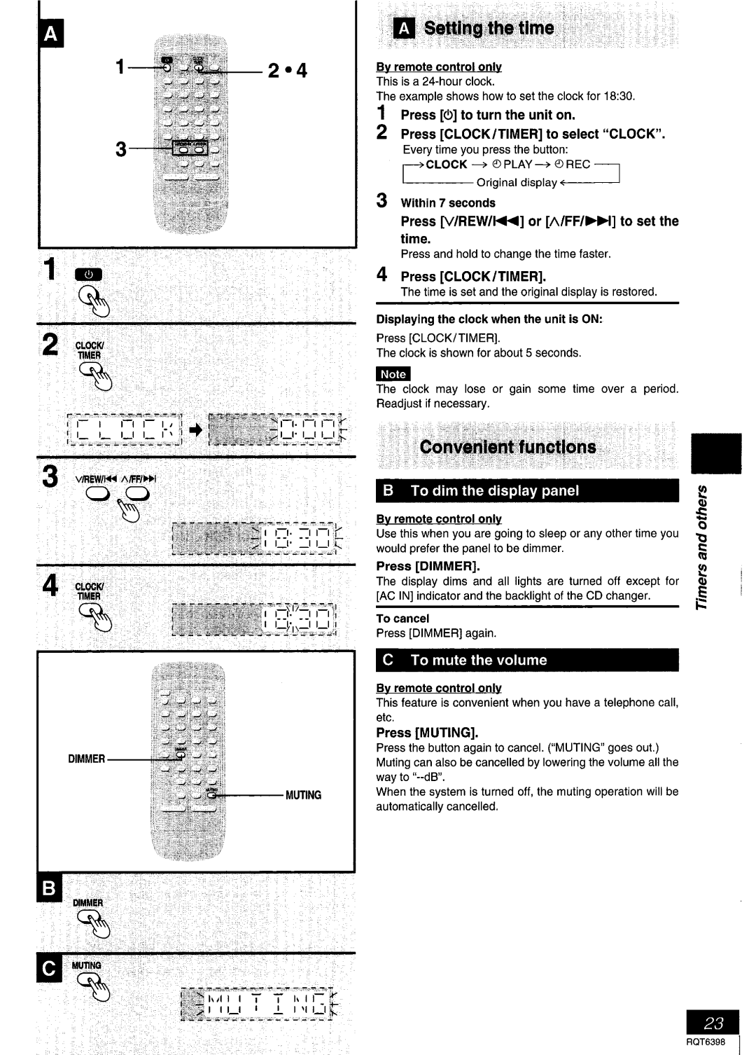 Panasonic SC-PM17 manual 