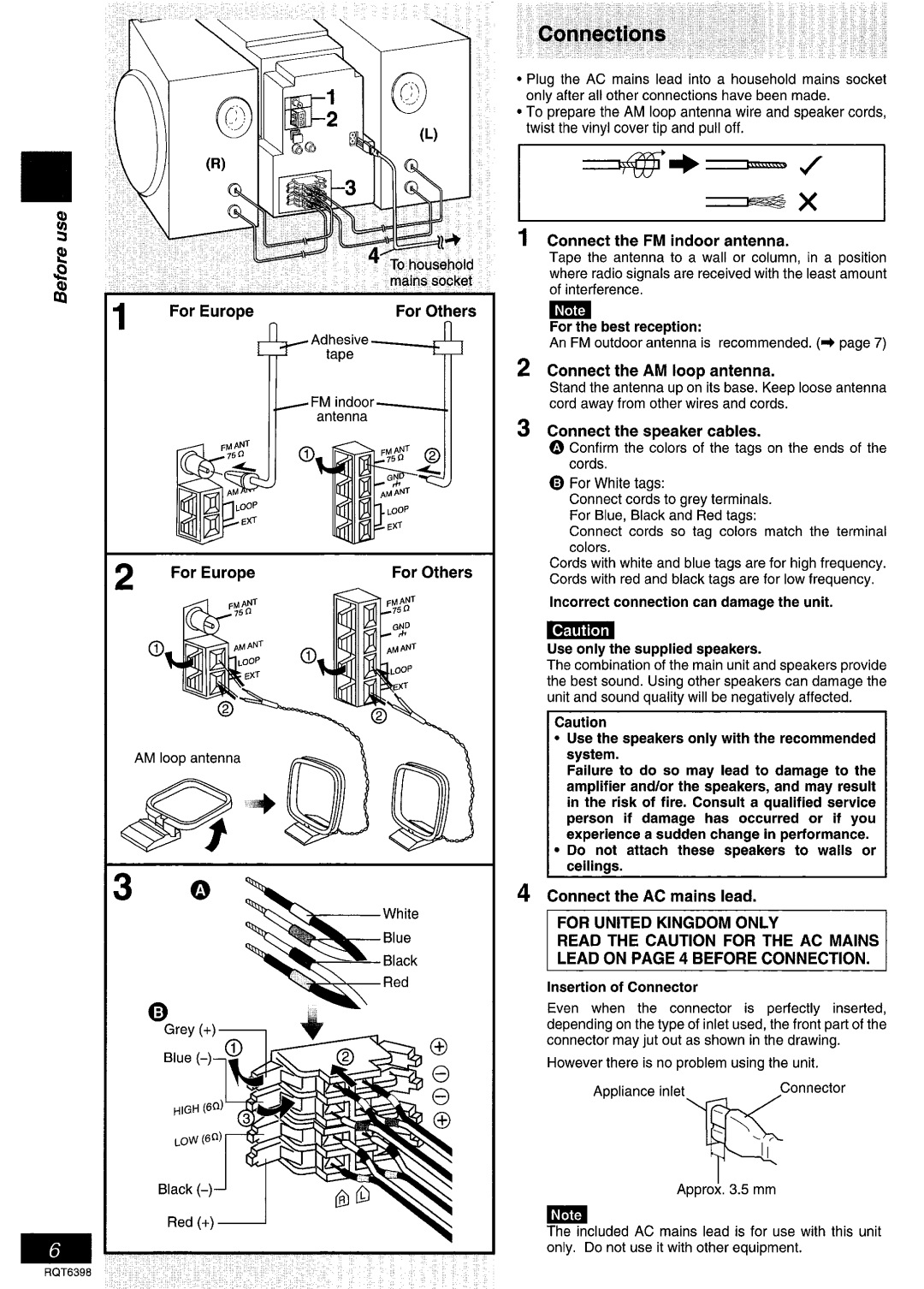 Panasonic SC-PM17 manual 