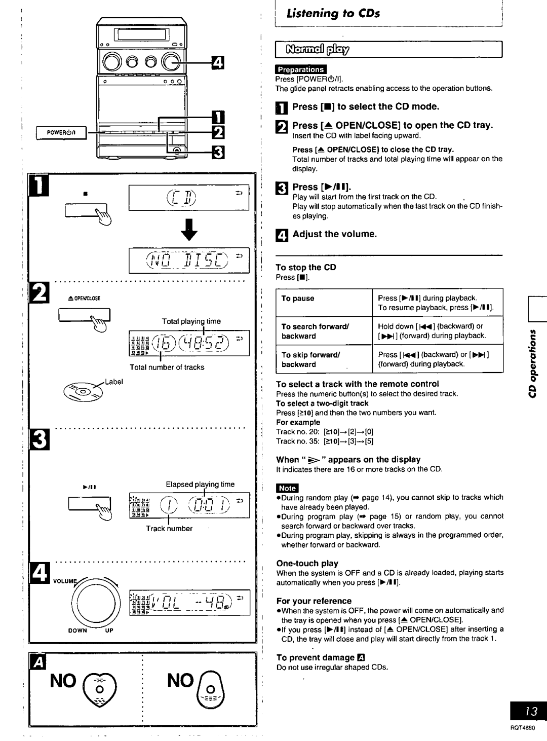 Panasonic SC-PM20 manual 