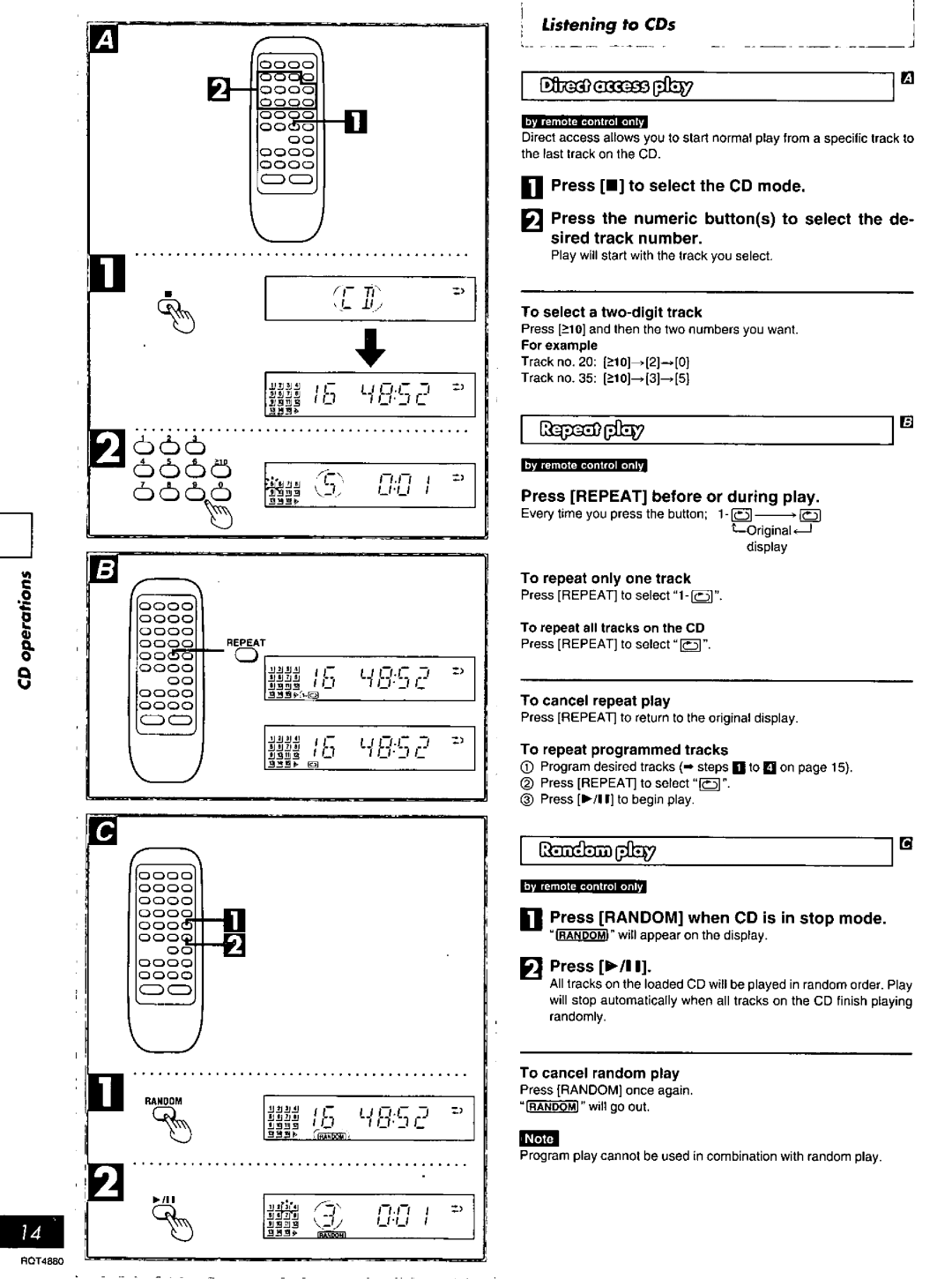 Panasonic SC-PM20 manual 