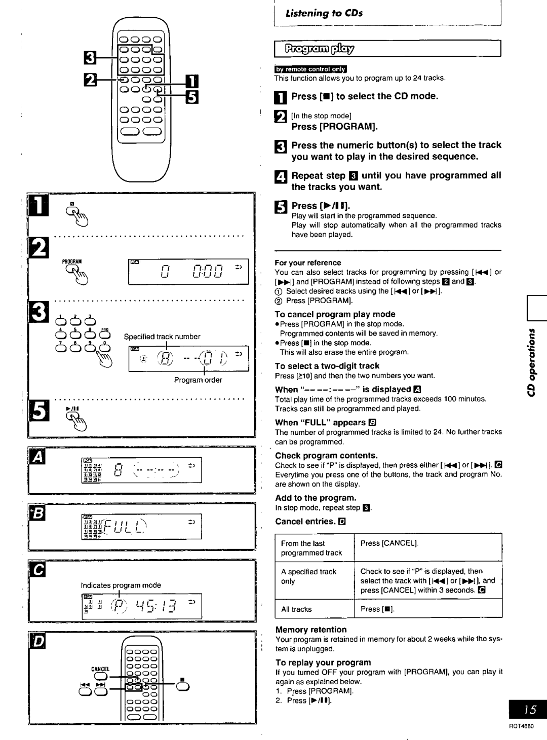 Panasonic SC-PM20 manual 