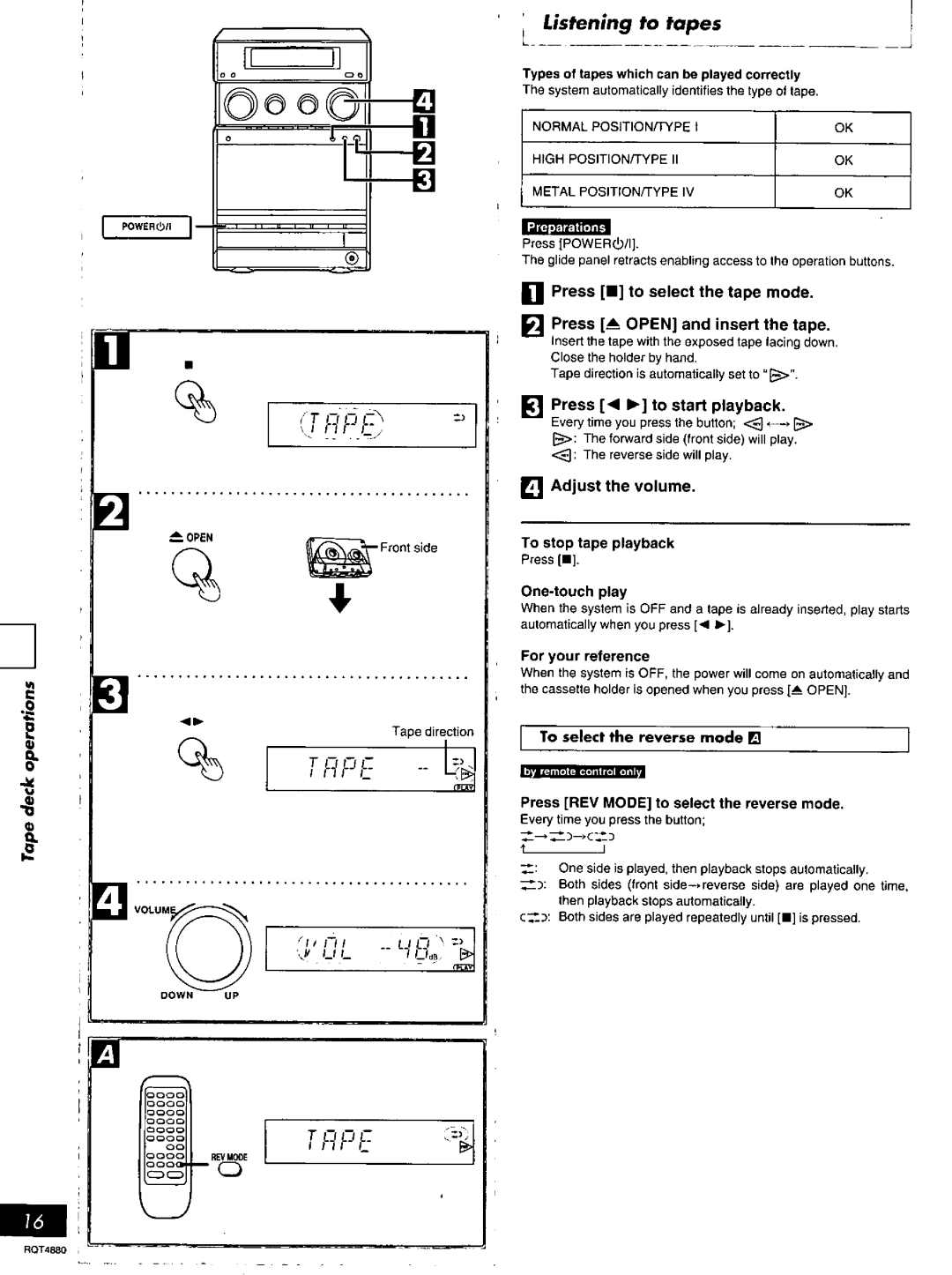 Panasonic SC-PM20 manual 