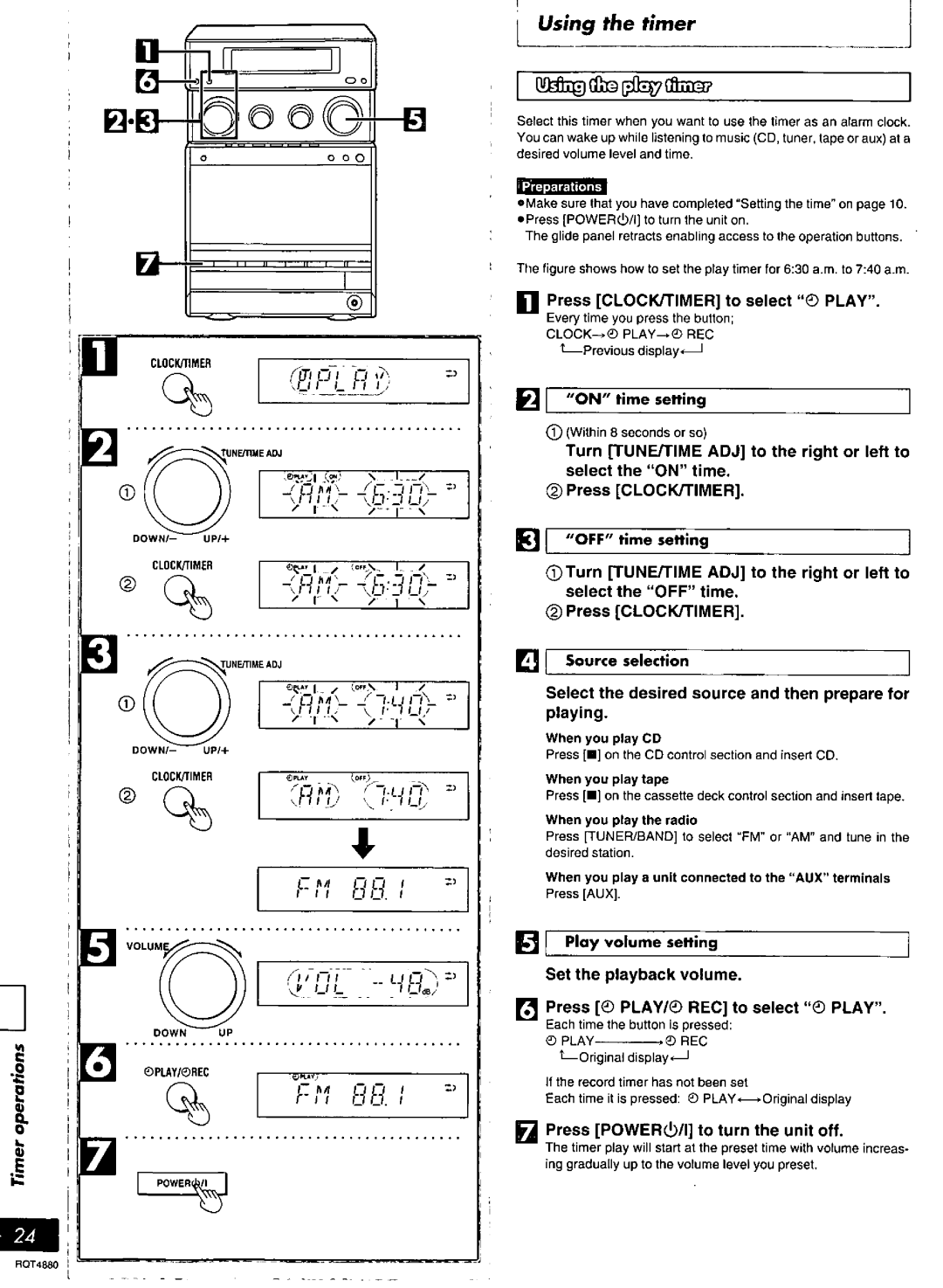 Panasonic SC-PM20 manual 