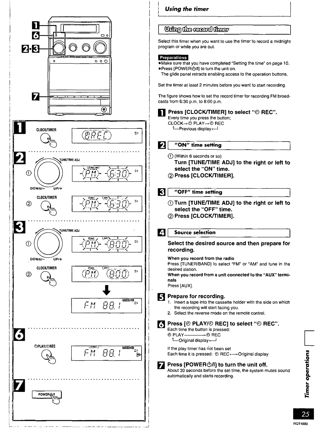 Panasonic SC-PM20 manual 