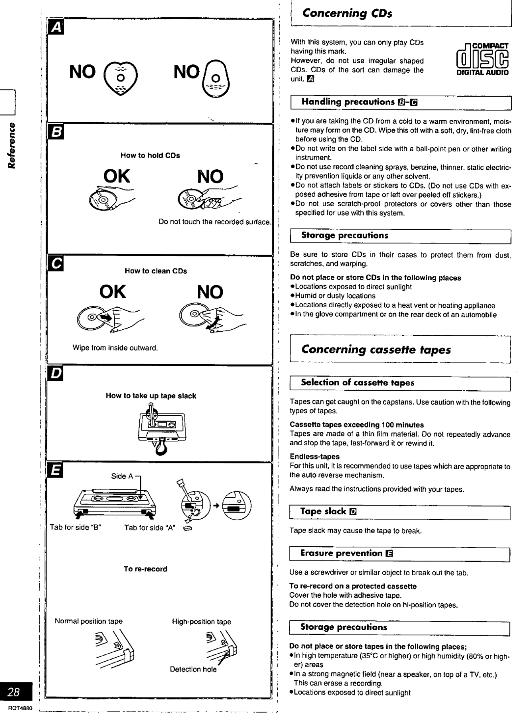 Panasonic SC-PM20 manual 