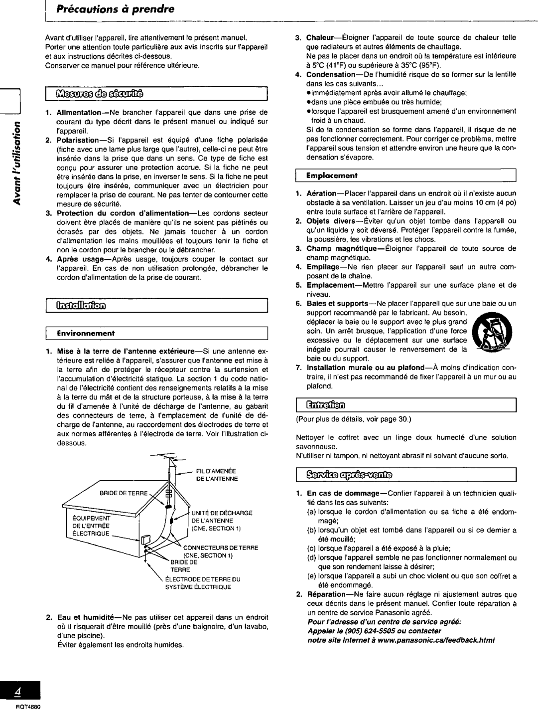 Panasonic SC-PM20 manual 