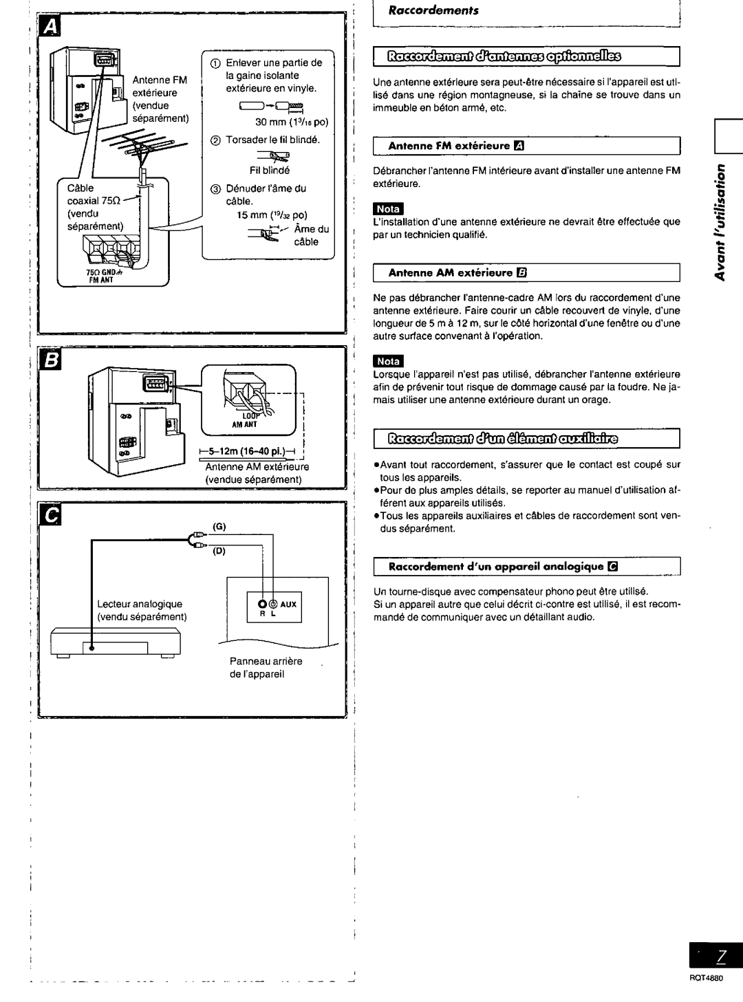 Panasonic SC-PM20 manual 