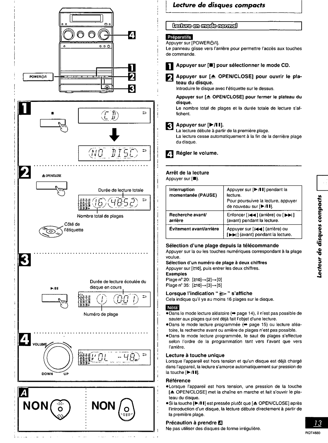 Panasonic SC-PM20 manual 