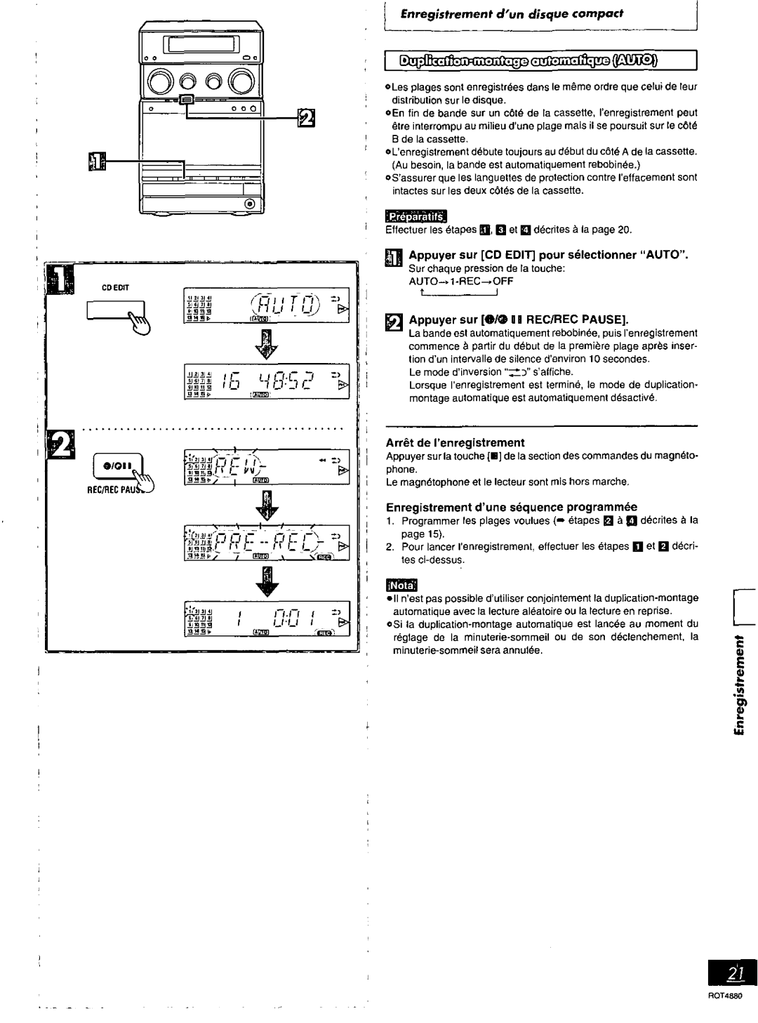 Panasonic SC-PM20 manual 