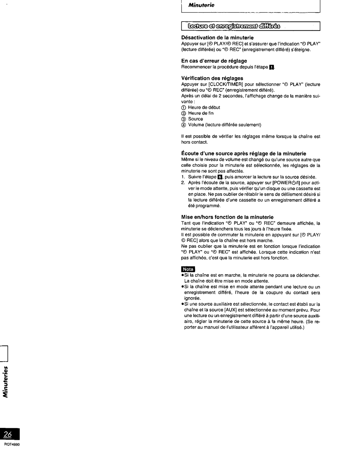 Panasonic SC-PM20 manual 