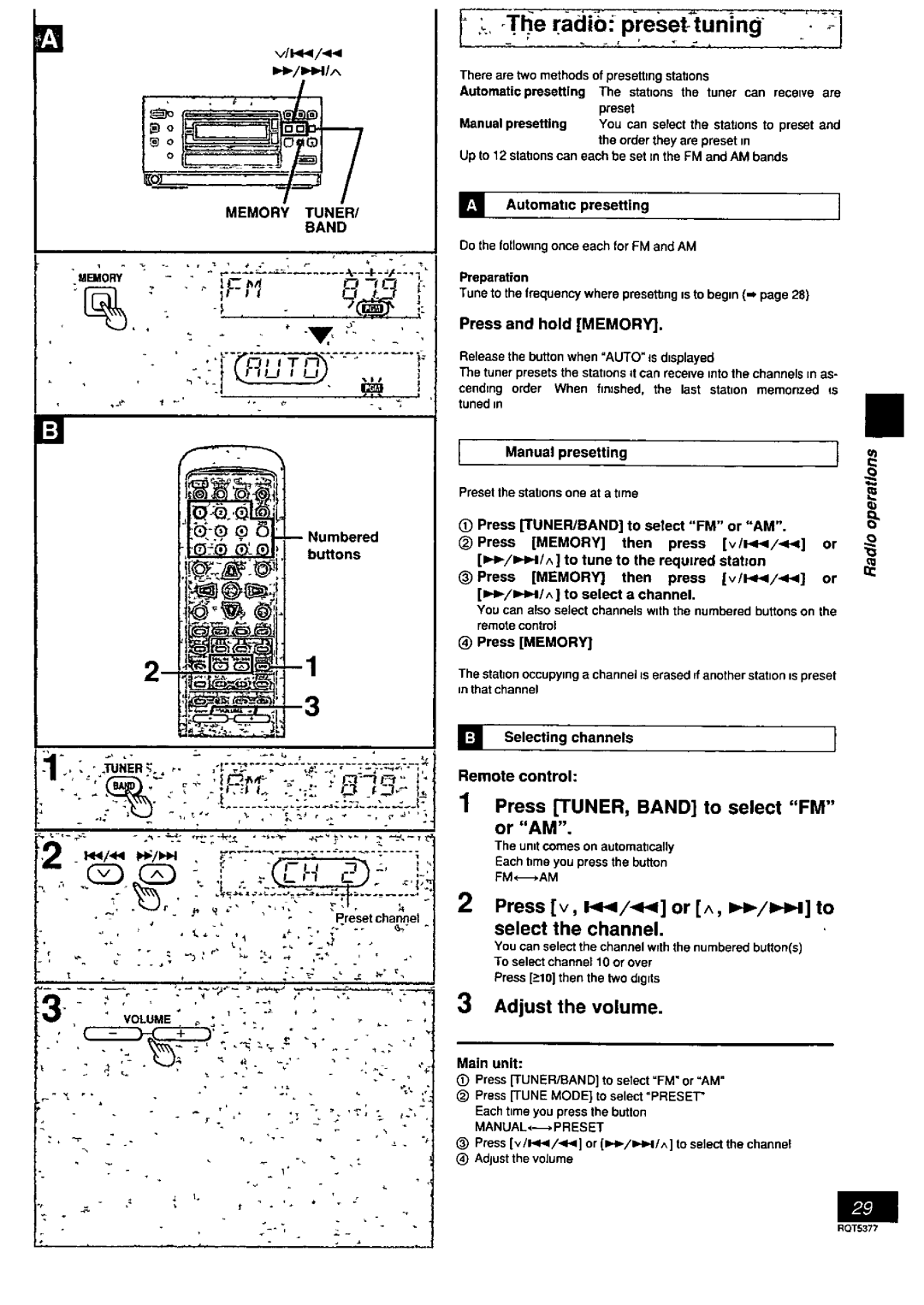 Panasonic SC-PM88, SC-PM08 manual 
